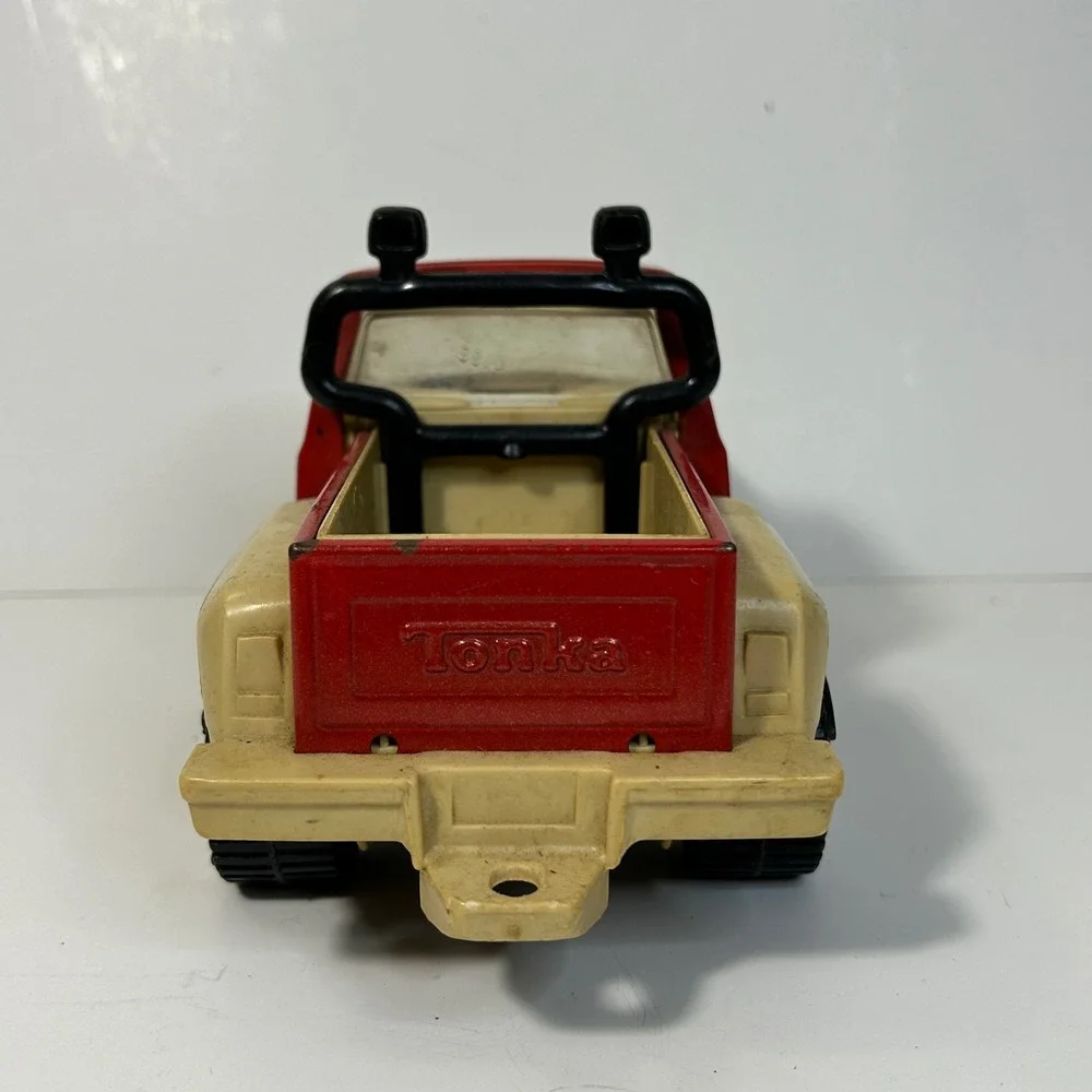 Vintage Tonka Road Rebel Steel Pickup Truck‎ 1980s Red Metal Body